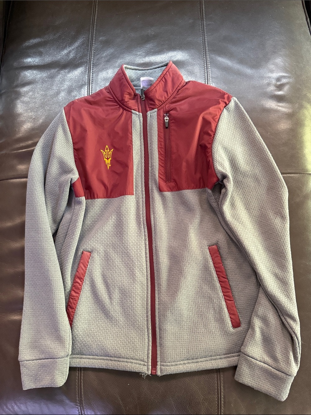 Arizona State Sun Devils Rivalry Threads Maroon & Gray Jacket